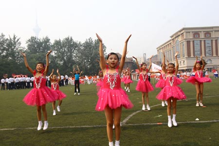 Tianjin promotes Olympic education