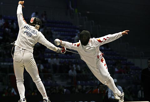 Wang Lei wins gold at World Fencing Championship