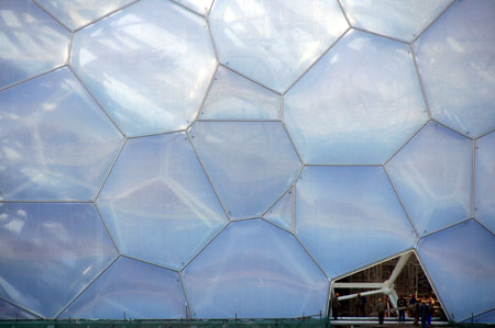 'Water Cube'and 'Bird Nest'take shape