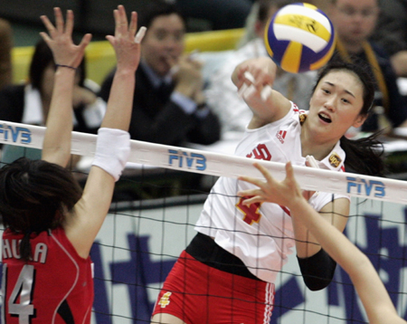 China beat Japan 3-0 for fifth place at volleyball worlds