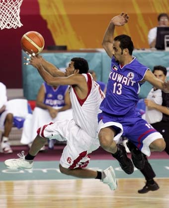 Doha basketball spotlights