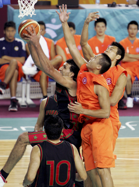 Doha basketball spotlights