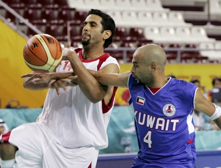 Doha basketball spotlights
