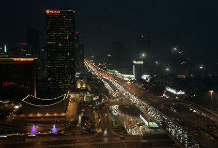 Heavy traffic stuns Beijing rush hour