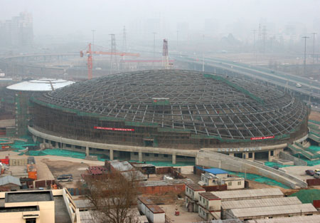 Beijing University of Technology Gymnasium <br>under construction