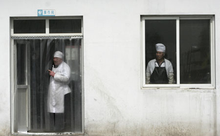 Migrant workers for Shunyi Olympic venues