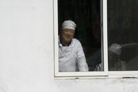 Migrant workers for Shunyi Olympic venues