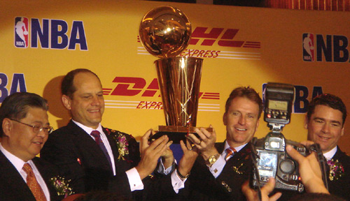 NBA Finals Trophy to visit China