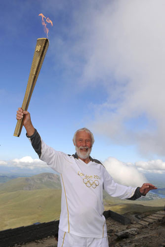 Olympic torch relay continues across Wales
