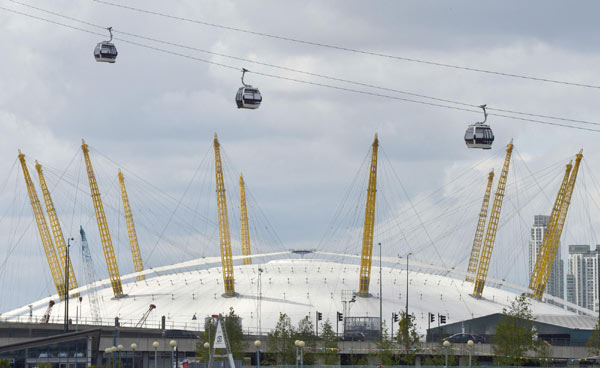 London cable cars to carry visitors over River Thames