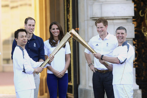 British royal family cheers for Olympic Games