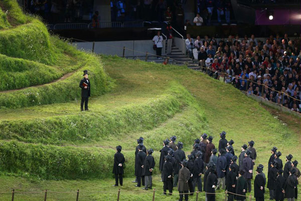 The opening ceremony of the London Olympic Games