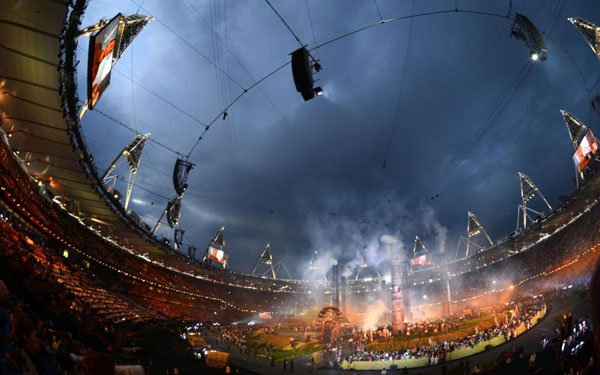 The opening ceremony of the London Olympic Games