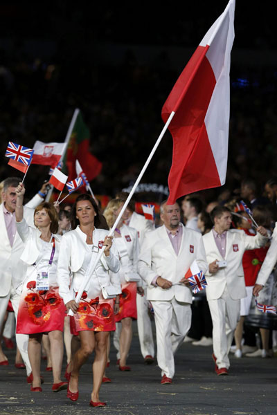 Olympic delegations at opening ceremony