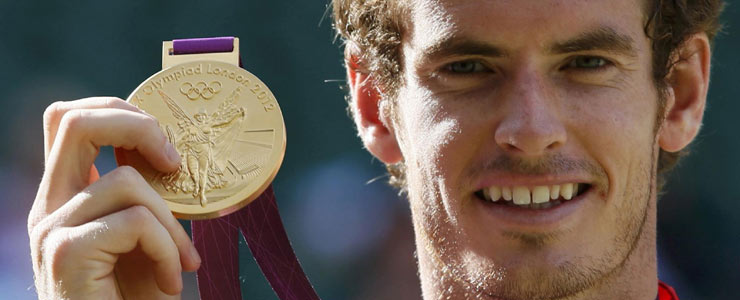 Gold, not tears, this time for Murray
