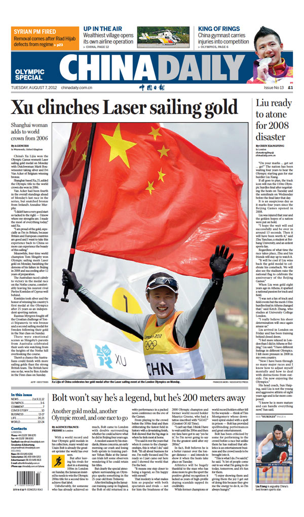 China Daily Olympic Special (Aug 7, 2012)