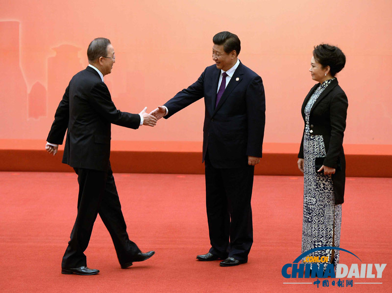 习近平会见参加亚信峰会领导人（图）