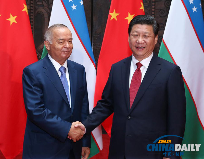 习近平会见参加亚信峰会领导人（图）
