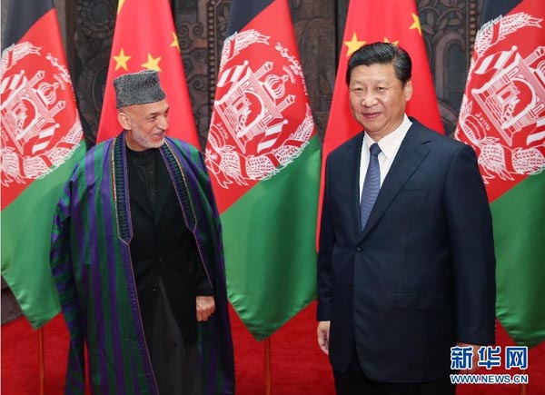阿富汗总统亚信峰会晤习近平 商讨双边关系未来