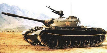 Domestically-made tanks of the PLA