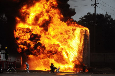 Emergency drill held to safeguard anniversary