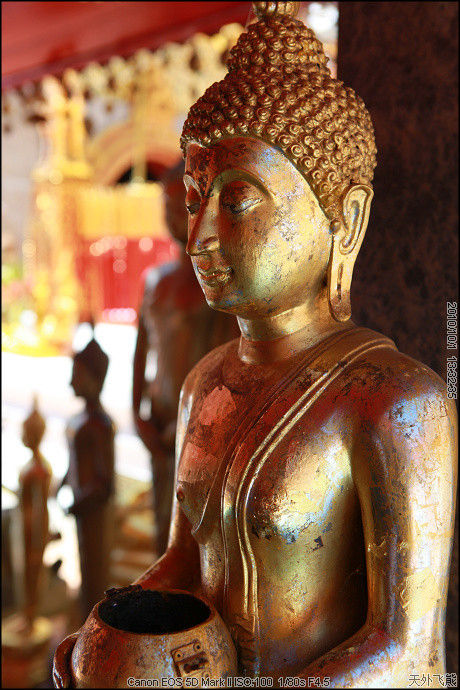 清迈：金碧辉煌的双龙寺