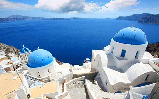希腊令人陶醉的Greece蓝色浪漫