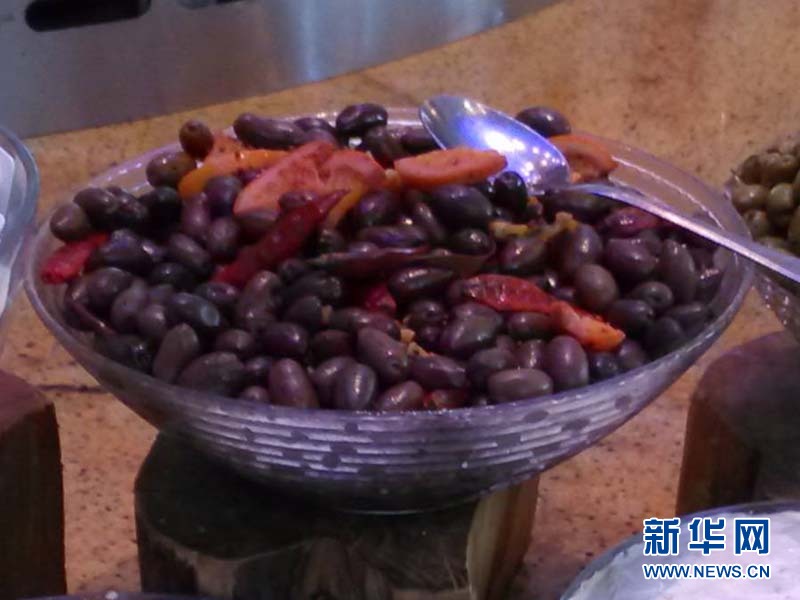 驴友实拍以色列地中海式早餐
