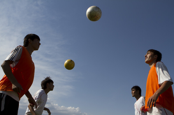 Chasing goal of soccer stardom