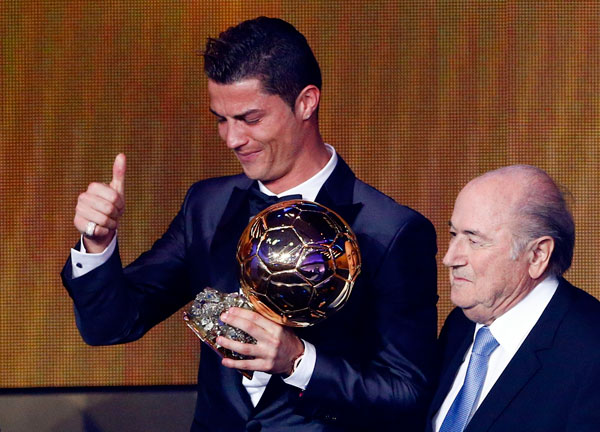 Cristiano Ronaldo wins FIFA best player award