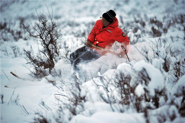 Traditional skiing lives on as fur flies