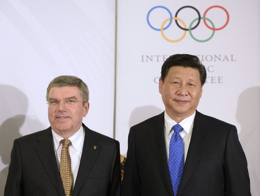 Xi Jinping meets IOC president Bach