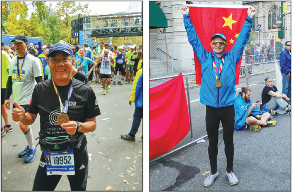 Chinese runners go the distance