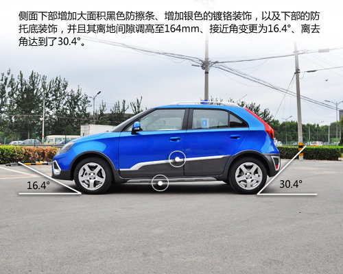 上汽MG3 Xross实拍体验 风格转变成功