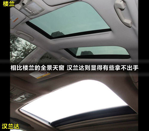 外观/实用性如何选择 楼兰/汉兰达对比解析