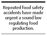 Food law a healthy start