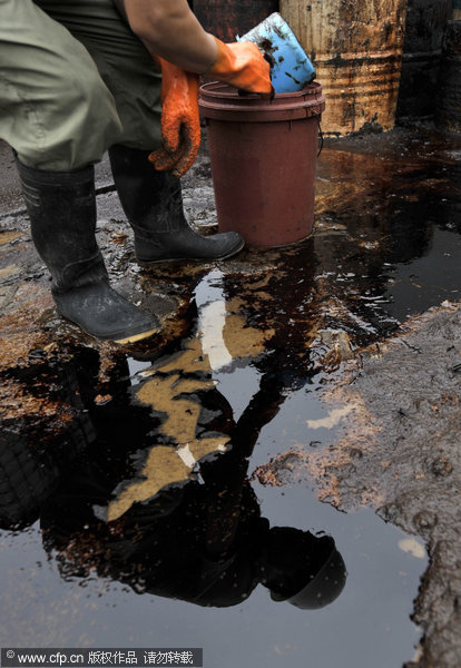 Biodiesel made of 'gutter oil'