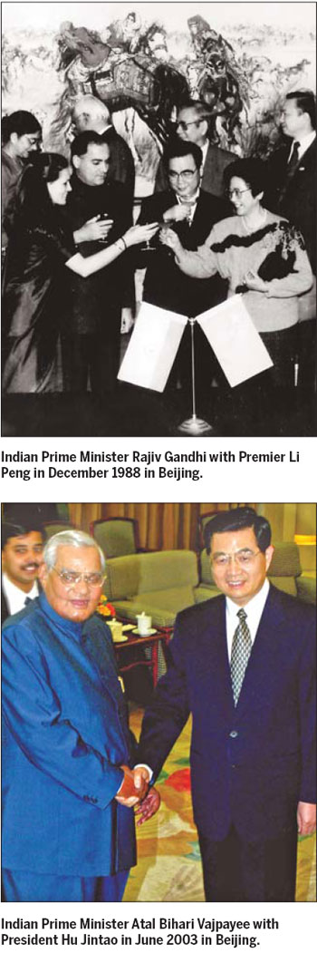 Milestones in India-China relations
