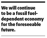 Fossil fuels still the best