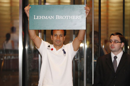 Lehman Brothers files for Chapter 11 protection