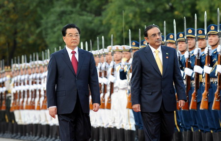 Zardari's visit cements all-weather partnership
