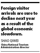 Hard times for tourism industry