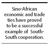 Sino-African trade has broader prospects