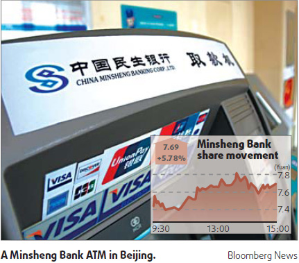 Minsheng Bank readies for Hong Kong float