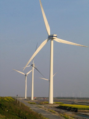 China's first of 7 mega wind farms ready to start rolling