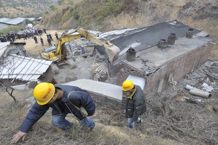 Metallurgy plants destroyed