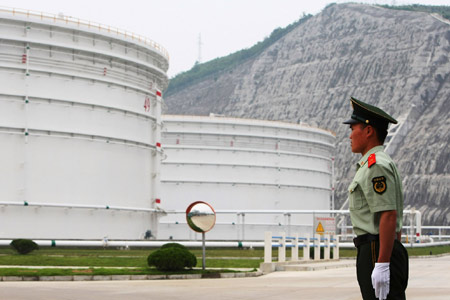 Work on Tianjin crude reserve base starts