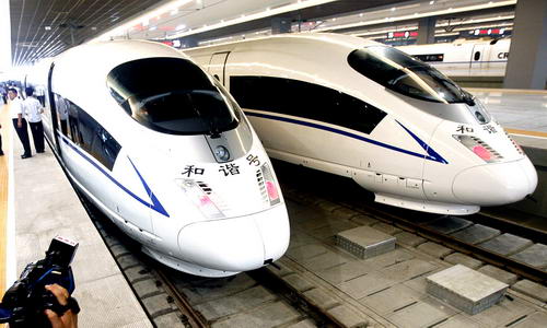 Speed rail shaves time off Shanghai-Nanjing