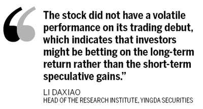 Investor caution on IPO