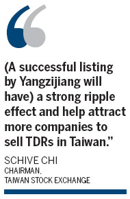Shipbuilder shares up on Taipei debut